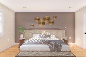 Interior - Master Bedroom for Ranch House Plan #1060-31 - 3 bed, 2 bath