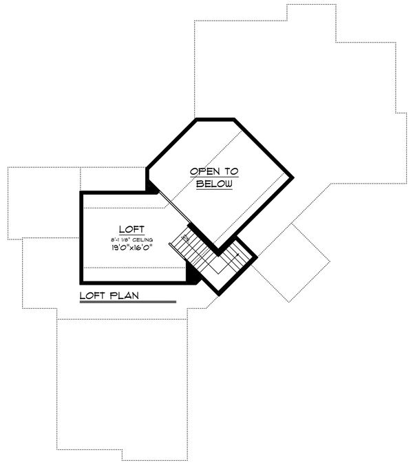 Architectural House Design - Country Floor Plan - Upper Floor Plan #70-1225