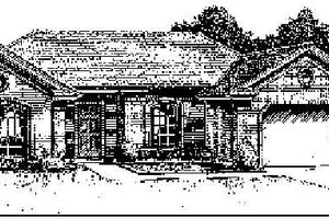 Colonial Exterior - Front Elevation Plan #310-743