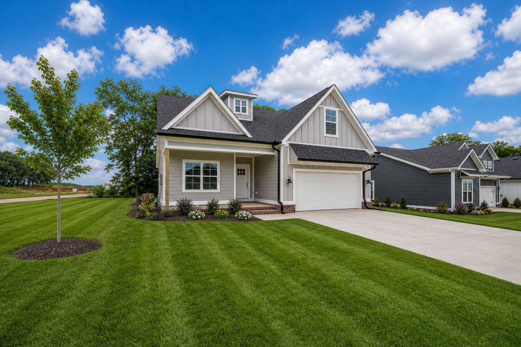 Exterior - Front Elevation 5 for Farmhouse House Plan #20-2398 - 4 bed, 3.5 bath