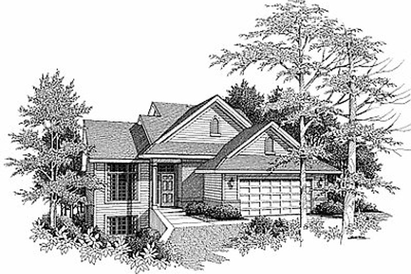 Dream House Plan - Traditional Exterior - Front Elevation Plan #70-166