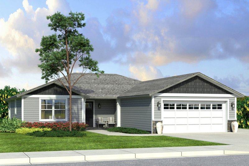 Home Plan - Traditional Exterior - Front Elevation Plan #124-1009