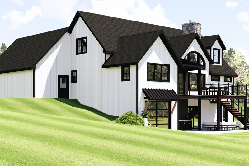 Dream House Plan - Exterior - Other Elevation 2 for Modern House Plan #1064-454 - 3 bed, 2.5 bath
