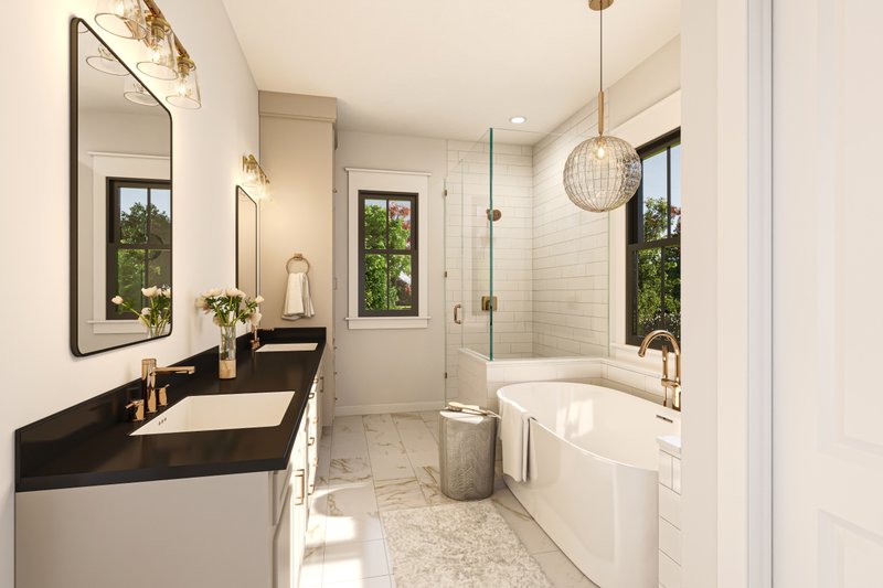 Dream House Plan - Interior - Master Bathroom for Farmhouse House Plan #430-390 - 4 bed, 3.5 bath