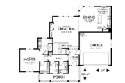 Craftsman Style House Plan - 3 Beds 2.5 Baths 1896 Sq/Ft Plan #48-373 