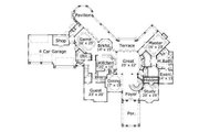 European Style House Plan - 5 Beds 6.5 Baths 7421 Sq/Ft Plan #411-601 