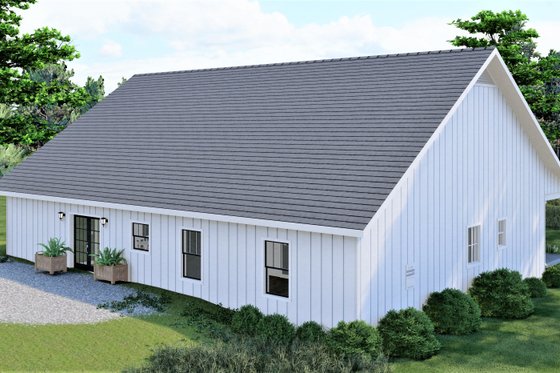 Exterior - Rear Elevation for Traditional House Plan #44-253 - 4 bed, 3 bath