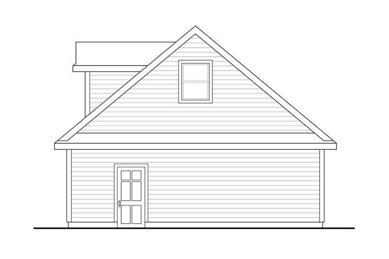 House Blueprint - Exterior - Other Elevation for Cottage House Plan #124-1245, 0 bath