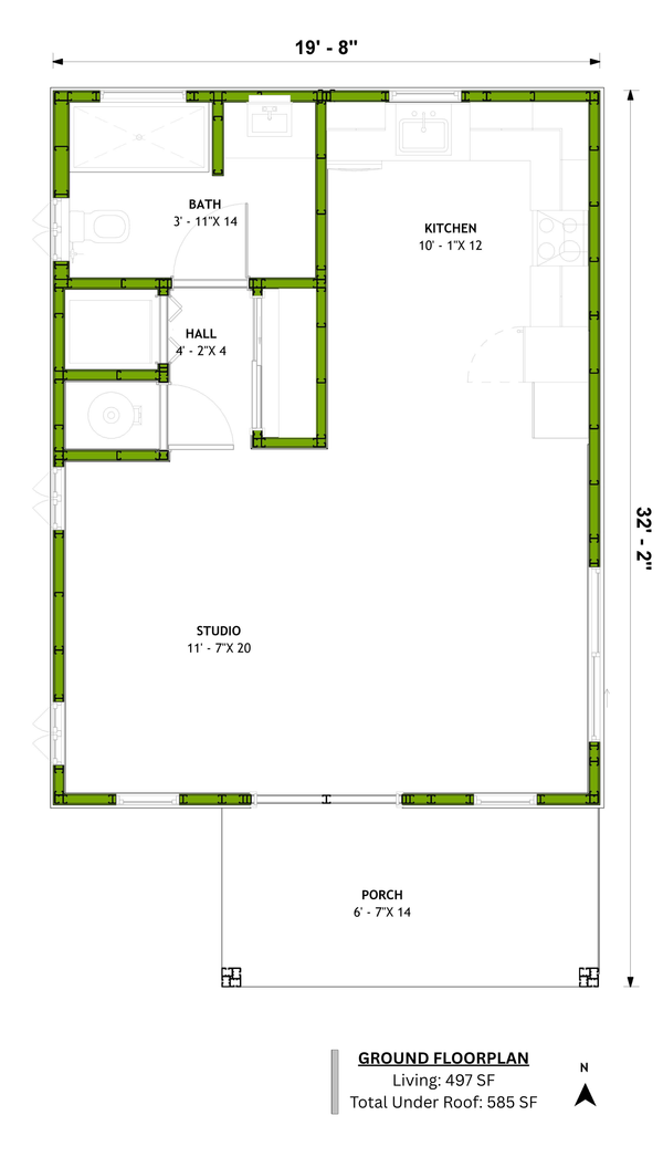 Ranch Floor Plan - Main Floor Plan #1106-49