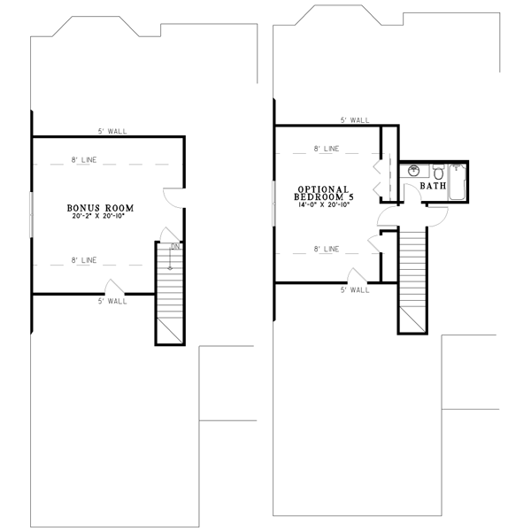 Farmhouse Floor Plan - Other Floor Plan #17-457