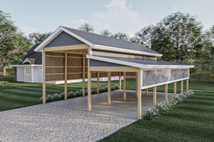 Exterior - Other Elevation for Traditional House Plan #455-600, 0 bath