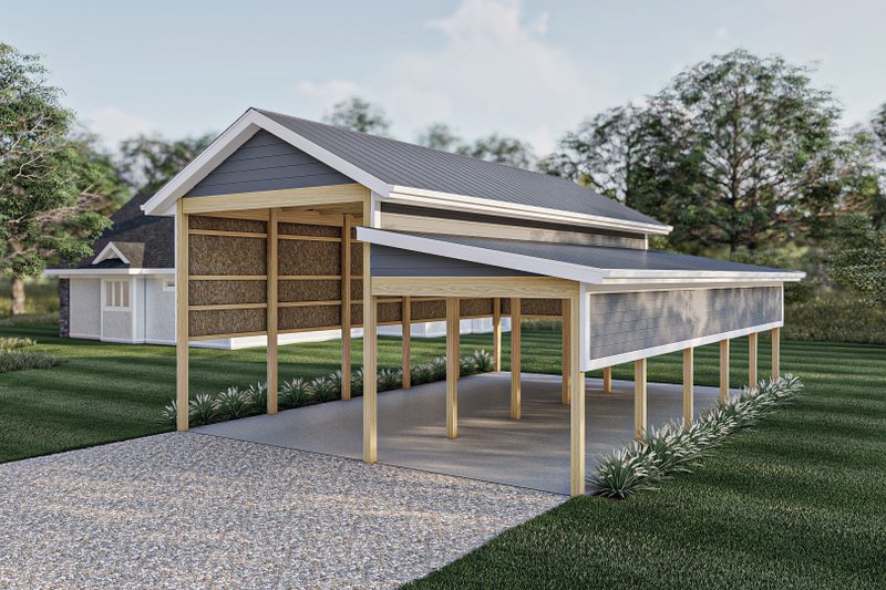 Home Plan - Exterior - Other Elevation for Traditional House Plan #455-600, 0 bath