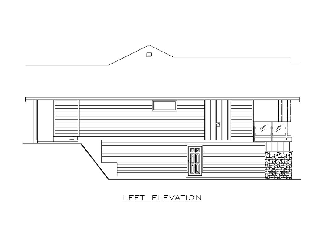 Exterior - Other Elevation for Craftsman House Plan #1100-141 - 3 bed, 2 bath