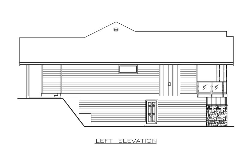 Dream House Plan - Exterior - Other Elevation for Craftsman House Plan #1100-141 - 3 bed, 2 bath