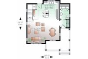 Farmhouse Style House Plan - 2 Beds 1.5 Baths 1322 Sq/Ft Plan #23-820 