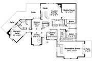 European Style House Plan - 3 Beds 2.5 Baths 3957 Sq/Ft Plan #124-832 