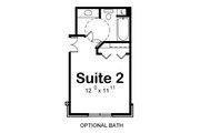 European Style House Plan - 3 Beds 3.5 Baths 2709 Sq/Ft Plan #20-2451 
