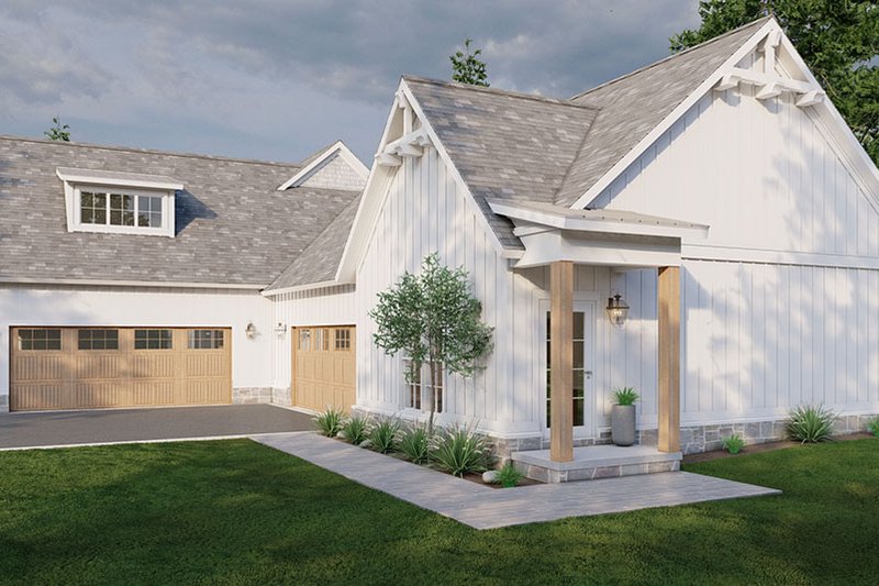 Home Plan - Exterior - Rear Elevation 2 for Craftsman House Plan #923-308 - 5 bed, 3 bath