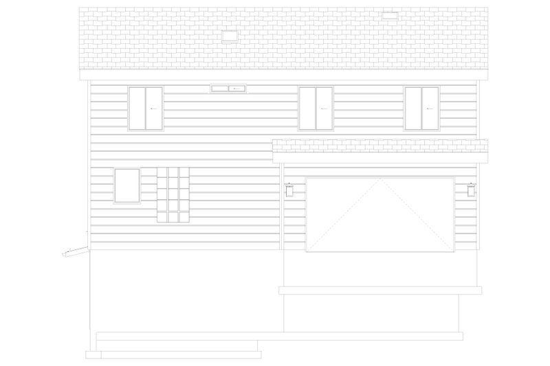 Home Plan - Exterior - Other Elevation 2 for Modern House Plan #1060-236 - 4 bed, 4 bath