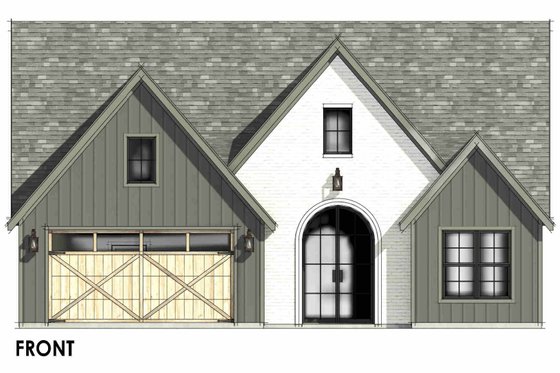 Exterior - Front Elevation 7 for Cottage House Plan #1096-138 - 4 bed, 3 bath