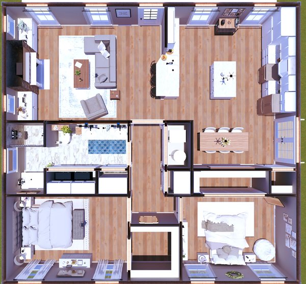 Home Plan - Farmhouse Floor Plan - Other Floor Plan #44-233