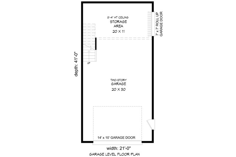 Dream House Plan - Floor Plan - Main Floor for Contemporary House Plan #932-529, 0 bath
