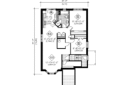 European Style House Plan - 2 Beds 1 Baths 3564 Sq/Ft Plan #25-308 