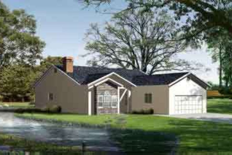 Home Plan - Traditional Exterior - Front Elevation Plan #1-772