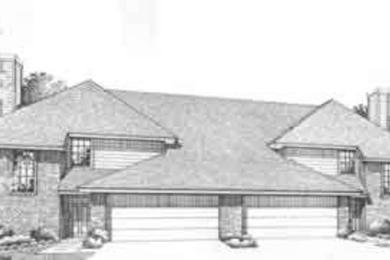 Exterior - Front Elevation for Traditional House Plan #310-449 - 3 bed, 2.5 bath