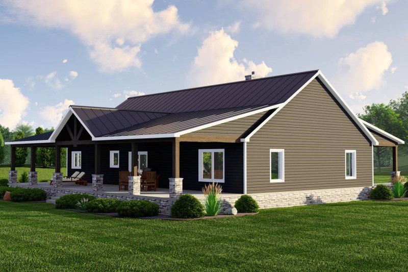 Home Plan - Exterior - Other Elevation 1 for Ranch House Plan #1064-254 - 3 bed, 2 bath
