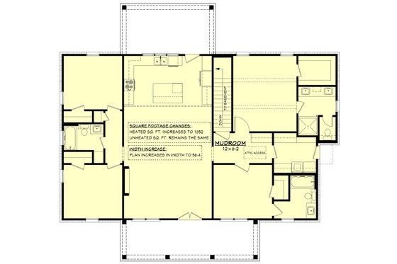 Floor Plan - Other Floor for Farmhouse House Plan #430-432 - 4 bed, 3 bath