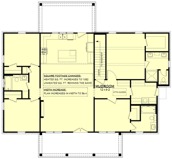 Dream House Plan - Floor Plan - Other Floor for Farmhouse House Plan #430-432 - 4 bed, 3 bath