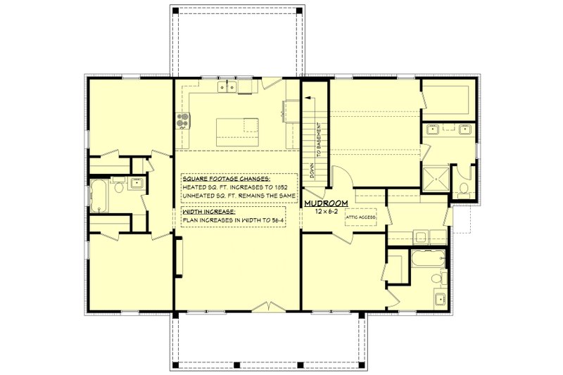 House Plan Design - Floor Plan - Other Floor for Farmhouse House Plan #430-432 - 4 bed, 3 bath