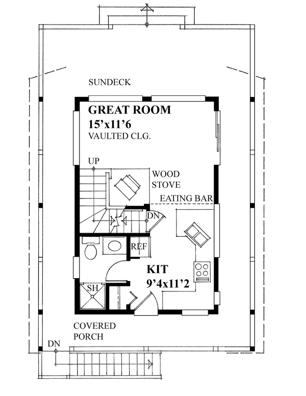 Contemporary Floor Plan - Other Floor Plan #118-105