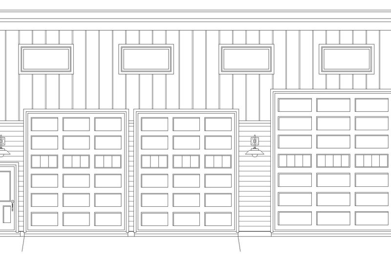 Dream House Plan - Exterior - Front Elevation 3 for Country House Plan #932-92, 1 bath