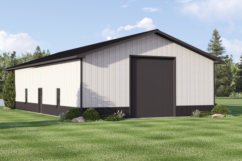 Architectural House Design - Exterior - Rear Elevation for Country House Plan #1064-446, 0 bath