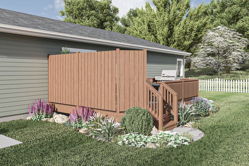 House Blueprint - Exterior - Other Elevation 1 for Traditional House Plan #455-472, 0 bath