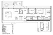 Modern Style House Plan - 3 Beds 2 Baths 1671 Sq/Ft Plan #552-5 