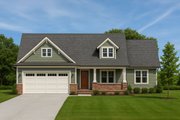Bungalow Style House Plan - 3 Beds 3 Baths 1820 Sq/Ft Plan #20-1756 Exterior 
