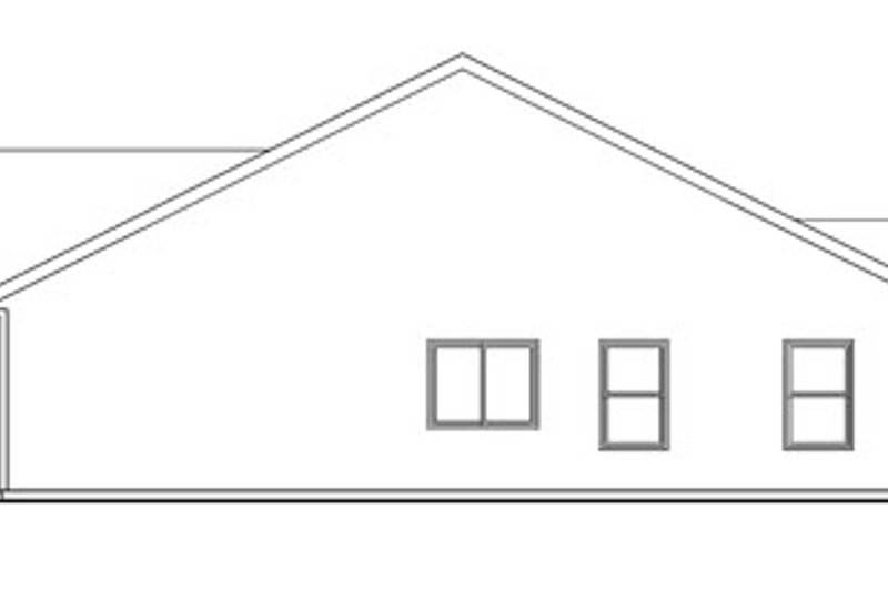 Home Plan - Exterior - Other Elevation 1 for Craftsman House Plan #124-747 - 3 bed, 2 bath
