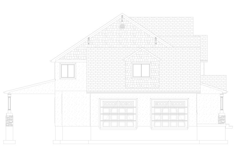 House Design - Exterior - Other Elevation for Farmhouse House Plan #1060-240 - 5 bed, 3 bath