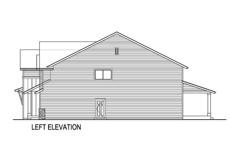 House Design - Exterior - Other Elevation for Farmhouse House Plan #569-59 - 5 bed, 3 bath