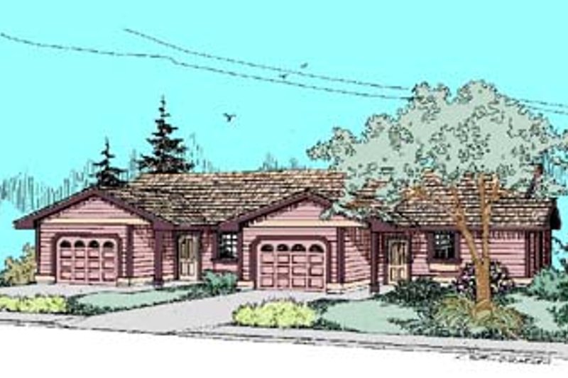 Dream House Plan - Ranch Exterior - Front Elevation Plan #60-433