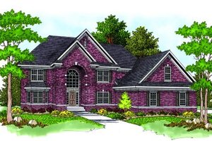 Traditional Exterior - Front Elevation Plan #70-554