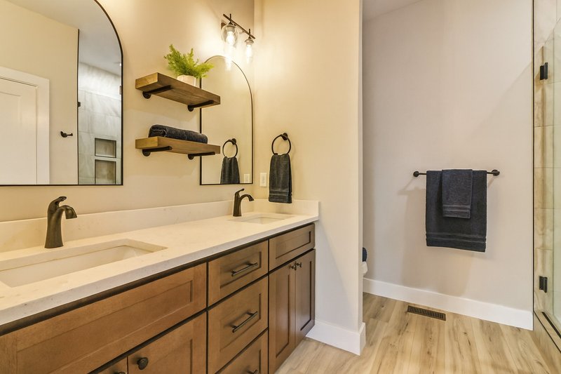 Home Plan - Interior - Master Bathroom for Barndominium House Plan #44-299 - 3 bed, 2 bath