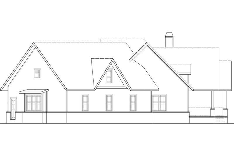 Home Plan - Exterior - Other Elevation 1 for Craftsman House Plan #119-366 - 3 bed, 2.5 bath