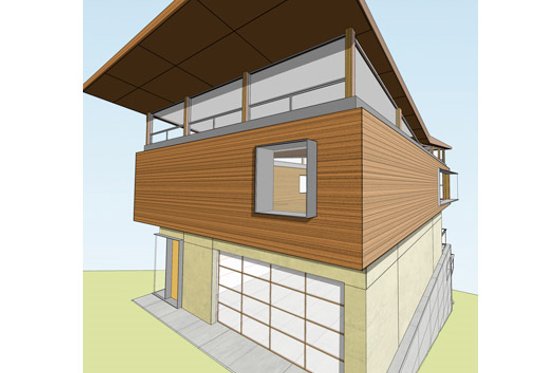 Photo 3 for Modern House Plan #469-1 - 4 bed, 3.5 bath