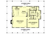 Country Style House Plan - 3 Beds 2.5 Baths 2084 Sq/Ft Plan #430-150 