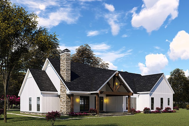 House Blueprint - Exterior - Other Elevation 5 for Barndominium House Plan #923-130 - 3 bed, 2.5 bath
