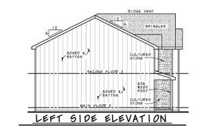Exterior - Other Elevation for Modern House Plan #20-2555 - 3 bed, 2.5 bath